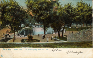 San Pedro Park postcard